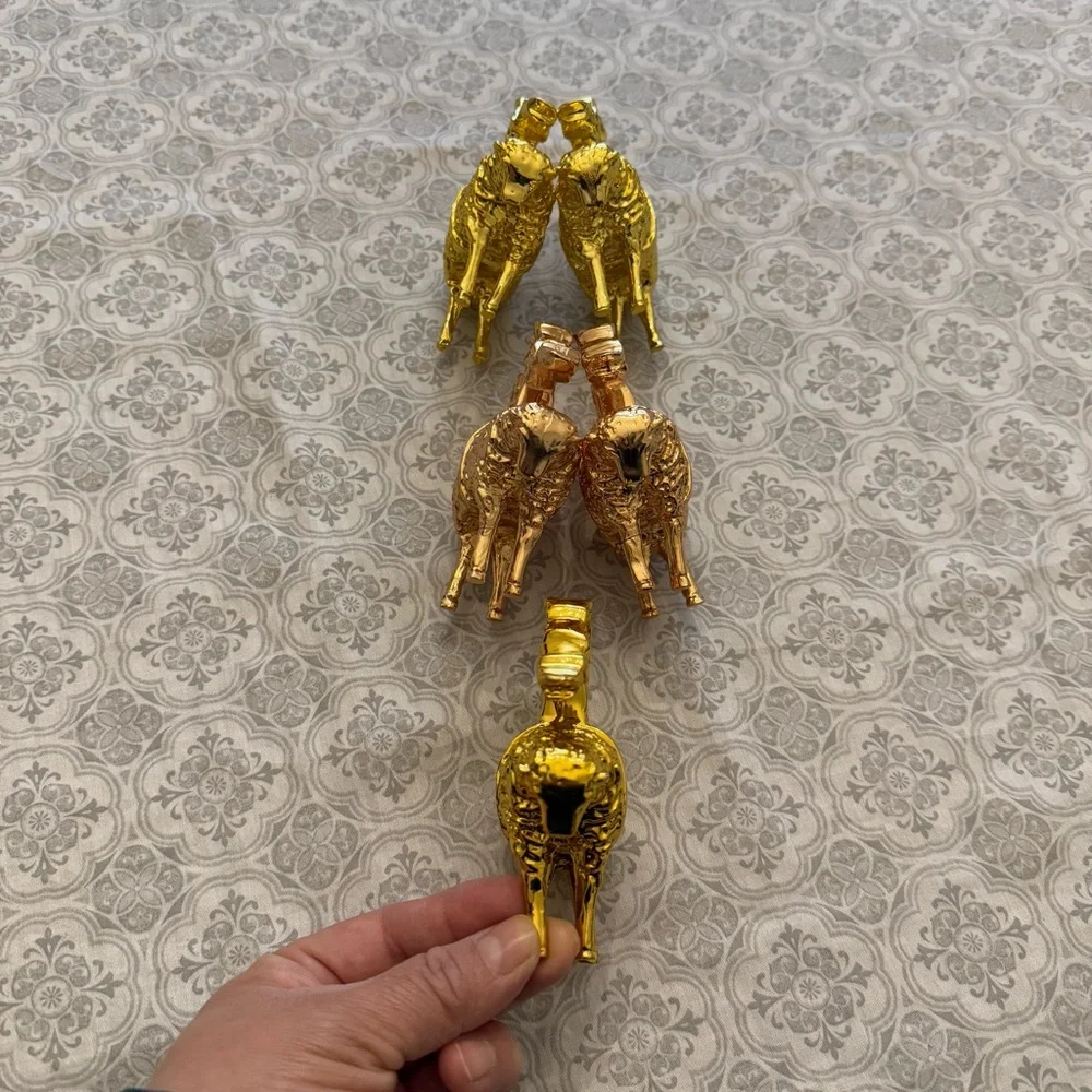 5 Brooks Brothers Golden Fleece sheep ornament!! Limited Edition.